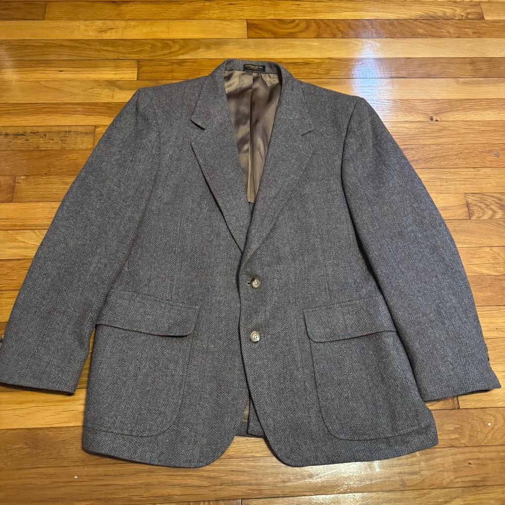 vintage the peninsula collection by phillips 100% wool blazer